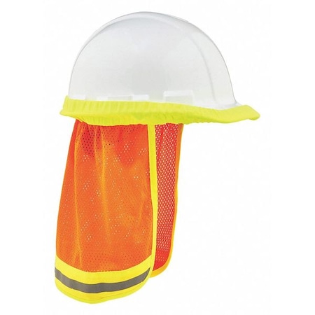 Hi-Vis Mesh Neck Shade, Reflective, Orange MPN:8005