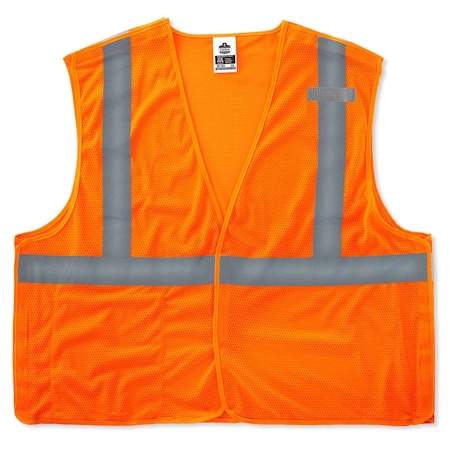 Econo Breakaway Mesh Vest, Orange, 2XL/3XL MPN:8215BA