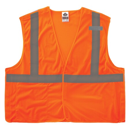 L Orange Economy Breakaway Mesh Vest Class 2 - Single Vest MPN:8215BA-S