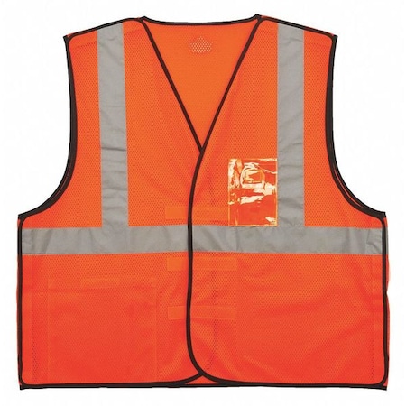 OrgSafety Vest ID Badge Holder, 2XL/3XL MPN:8216BA