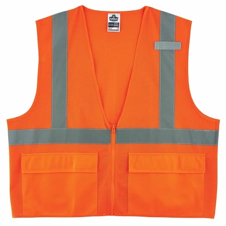 Vest, 8220Z, L/XL, Orange MPN:8220Z