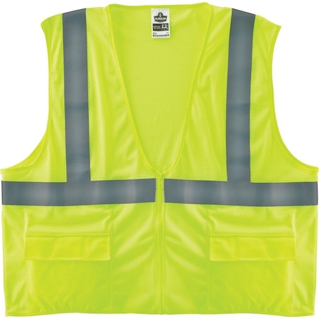 Vest, 8220Z, L/XL, Lime MPN:8220Z