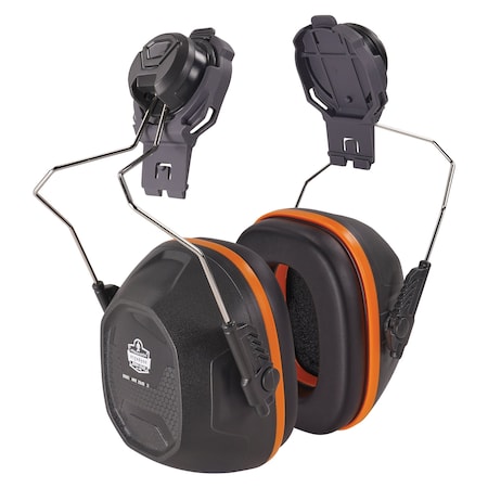 Full Brim Gray NRR 26db Mounted Earmuffs MPN:8880