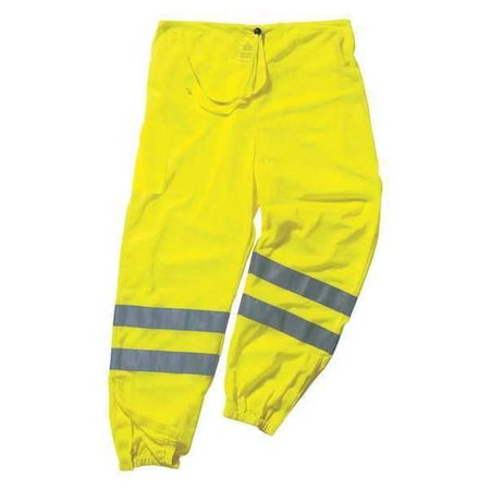 4XL/5XL Class E Hi-Vis Pants, Lime MPN:8910