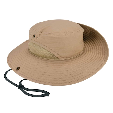 Khaki Lightweight Ranger Hat with Mesh Paneling, S/M MPN:8936