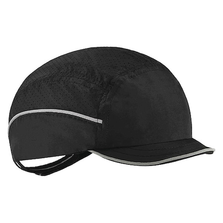 Bump Cap, Micro Brim Baseball, Polyethylene, Hook-and-Loop Suspension MPN:8955