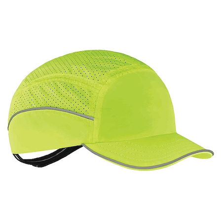 Bump Cap, Short Brim Baseball, Polyethylene, Hook-and-Loop Suspension MPN:8955