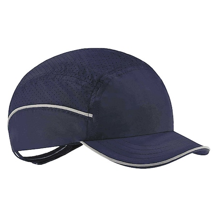 Bump Cap, Short Brim Baseball, Polyethylene, Hook-and-Loop Suspension MPN:8955