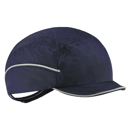 Bump Cap, Micro Brim Baseball, Polyethylene, Hook-and-Loop Suspension MPN:8955