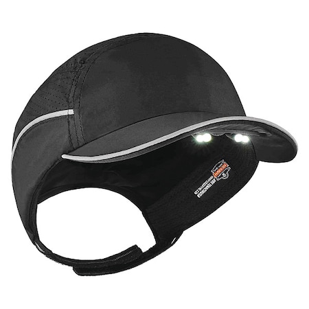Bump Cap, Short Brim Baseball, Polyethylene, Hook-and-Loop Suspension MPN:8965