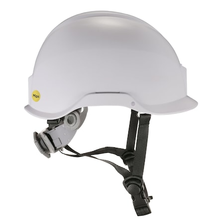 White Class E Safety Helmet with MIPS MPN:8974-MIPS