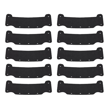Replacement Had Hat Sweatband, Black, 10 Pack, 10PK MPN:8990