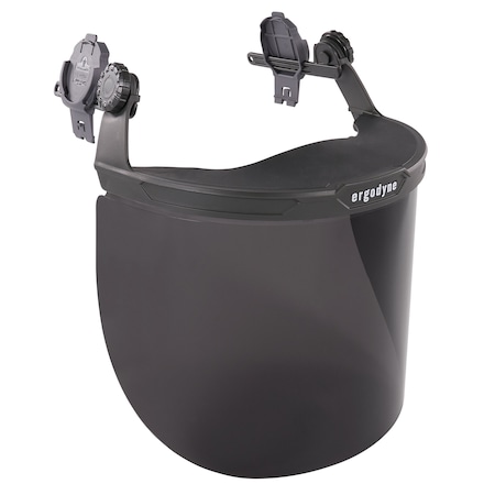 Smoke Lens Gray Hard Hat Face Shield for Full Brim MPN:8995