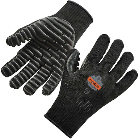 Black XL Certified Lightweight Anti-Vibration Gloves, PR MPN:9003