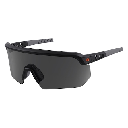 AEGIR, Safety Glasses, Smoke Lens, Matte Black Frame MPN:AEGR-AFASP