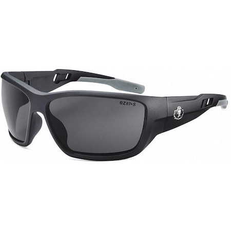 BALDR, Safety Glasses, Anti-Fog, Smoke Lens, Black Frame, Full-Frame MPN:BALDR-AF