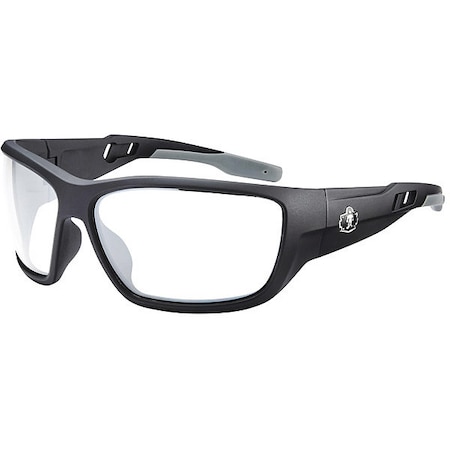 BALDR, Safety Glasses, Anti-Fog, Clear Lens, Black Frame, Full-Frame MPN:BALDR-AF
