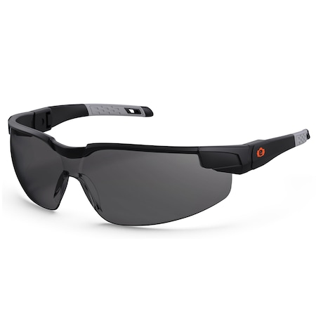DELLENGER, Safety Glasses, Uncoated, Matte Black Frame, Half-Frame MPN:DELLENGER
