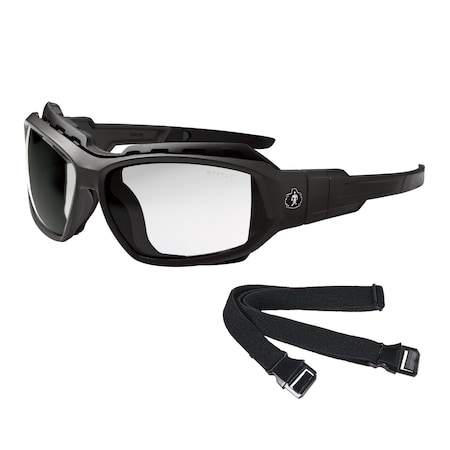 LOKI, Safety Glasses, Anti-Fog, Clear Lens, Matte Black Frame Frame, Full-Frame MPN:LOKI-AFAS