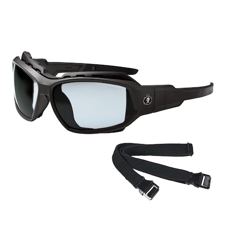 LOKI, Safety Glasses, Anti-Fog, Indoor/Outdoor Lens, Matte Black Frame Frame, Full-Frame MPN:LOKI-AFAS