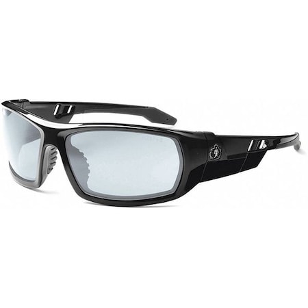 ODIN, Safety Glasses, Uncoated, Indoor/Outdoor Lens, Black Frame, Full-Frame MPN:ODIN