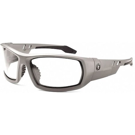 ODIN, Safety Glasses, Anti-Fog, Clear Lens, Matte Gray Frame, Full-Frame MPN:ODIN-AF