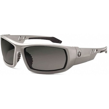 ODIN, Safety Glasses, Anti-Fog, Smoke Lens, Matte Gray Frame, Full-Frame MPN:ODIN-AF