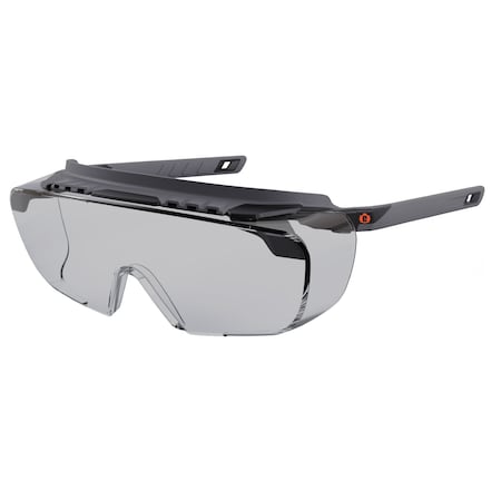 OSMIN, Safety Glasses, Indoor/Outdoor Lens, Matte Black Frame MPN:OSMIN-IO