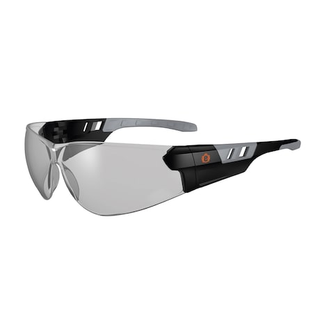 SAGA, Safety Glasses, Anti-Fog, Indoor/Outdoor Lens, Matte Black Frame, Frameless MPN:SAGA-AFAS
