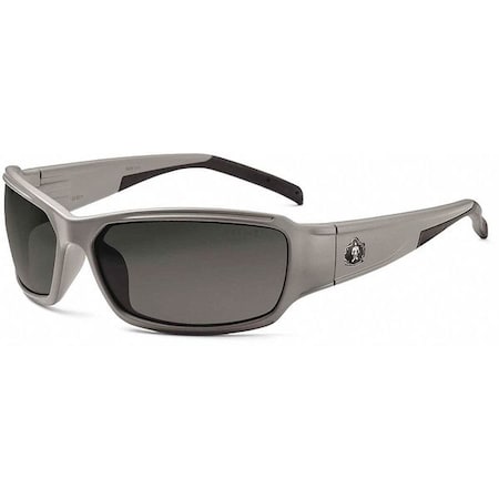 THOR, Safety Glasses, Uncoated, Smoke Lens, Gray Frame, Full-Frame MPN:THOR