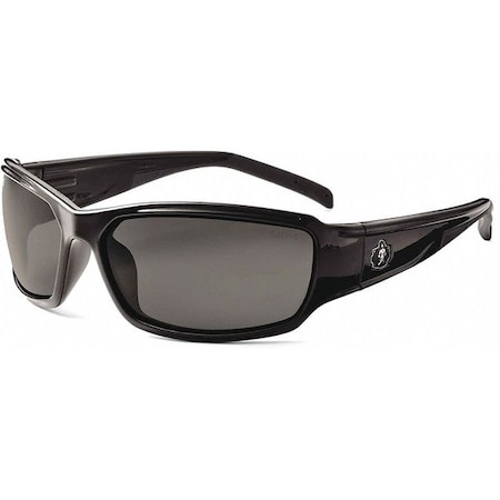 THOR, Safety Glasses, Uncoated, Smoke Lens, Black Frame, Full-Frame MPN:THOR