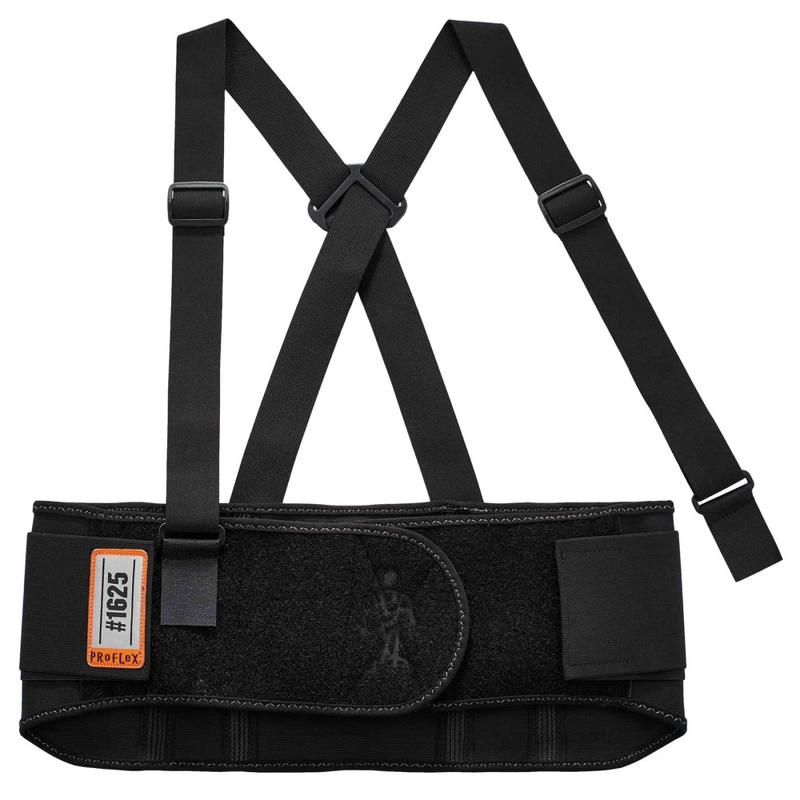 Ergodyne ProFlex 1625 Elastic Back Support, 7-1/2in, XX-Large, Black MPN:11116