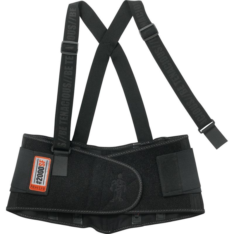 Ergodyne ProFlex 2000SF Back Support, High Performance, M, Black MPN:11283