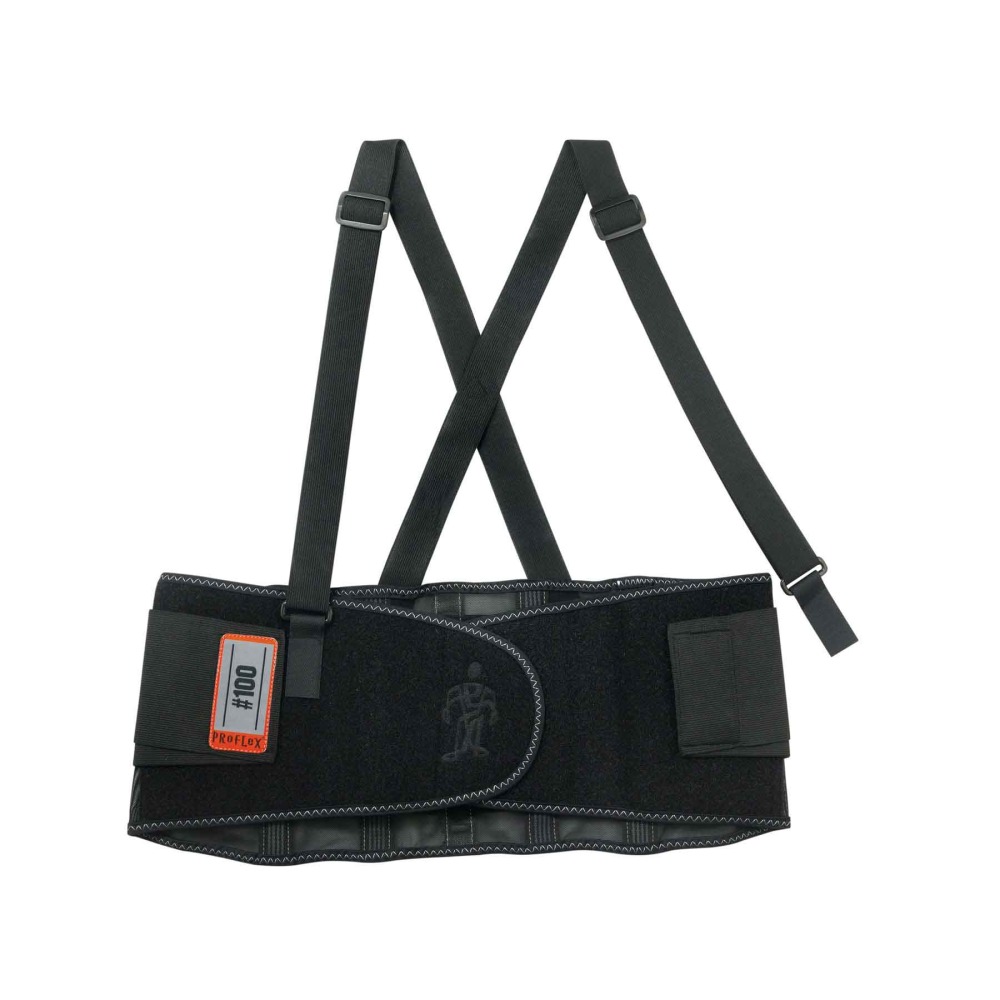 Ergodyne ProFlex 100 Economy Back Support, X-Large, Black MPN:11385