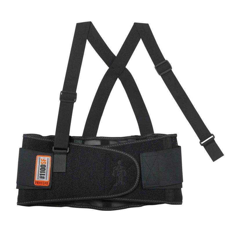 Ergodyne ProFlex 1100SF Economy Back Support, 2X, Black MPN:11606