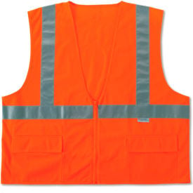 Glowear 8225Z Class 2 Std Vest Orange 4XL/5XL MPN:21159