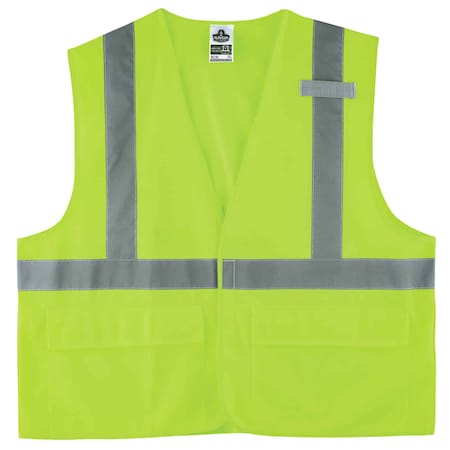 Glowear 8225HL Class 2 Std Vest Lime 2XL/3XL MPN:21187