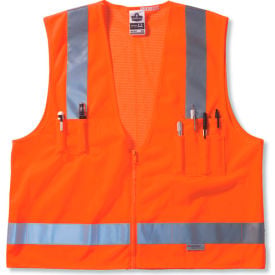 Glowear 8250Z Class 2 Surveyor Vest Orange L/Xl MPN:21415