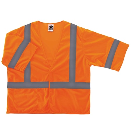 Glowear 8310HL Class 3 Economy Vest Orange 4-5XL MPN:22019