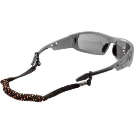 Ergodyne® Skullerz® 3280 Elastic Coil Safety Glasses Lanyard Black 19280 - Pkg Qty 6