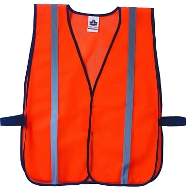 8020HL- Standard Vest- H&L- Orange- One Size MPN:20030