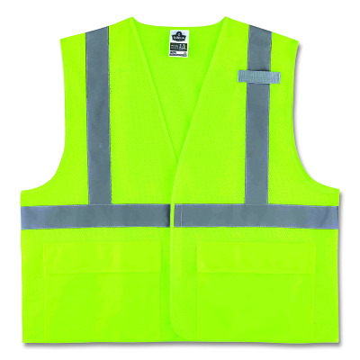 Glowear 8220HL Class 2 Std Vest Lime S/M MPN:21143
