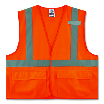 Glowear 8225HL Class 2 Std Vest Orange S/M MPN:21173