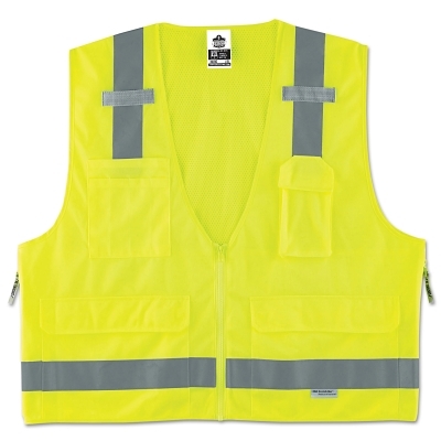 Glowear 8250Z Class 2 Surveyor Vest Lime S/M MPN:21423