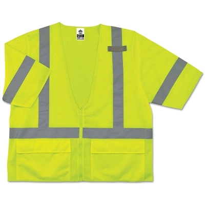 Glowear 8320Z Class 3 Std Vest Lime S/M MPN:22123