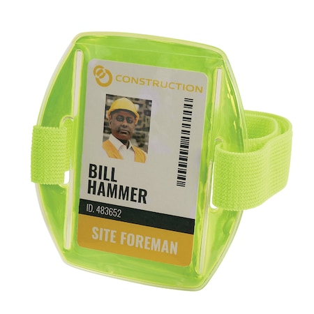 Badge ID Holder, Arm Band, Lime MPN:3386