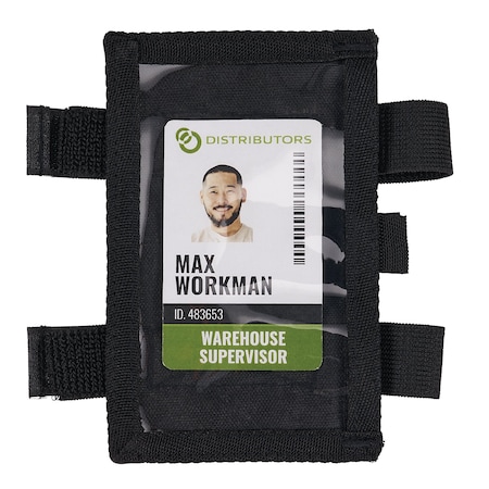 Black Dual Band Arm ID Badge Holder HL MPN:3390