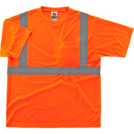 Ergodyne® GloWear 8289 Hi-Vis T-Shirt Class 2 XS Orange 21511