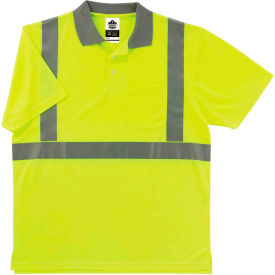 Ergodyne® GloWear® 8295 Class 2 Polo Shirt Lime 4XL 21648