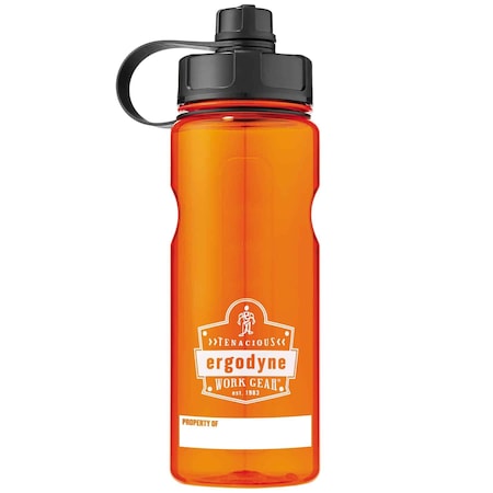 Water Bottle, 34 oz, Orange, BPA Free MPN:5151